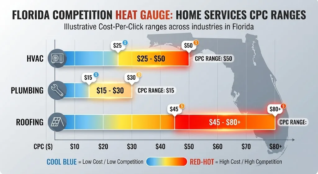Google Ads Costs for Florida Home Services