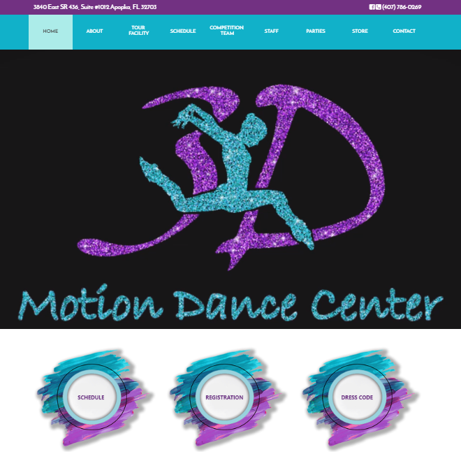 Website for 3D Motion Dance