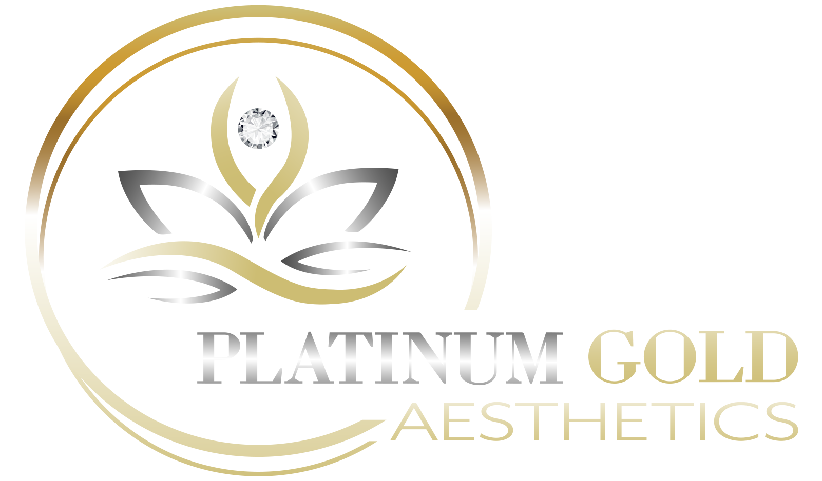 Platinum Gold Aesthetics Logo