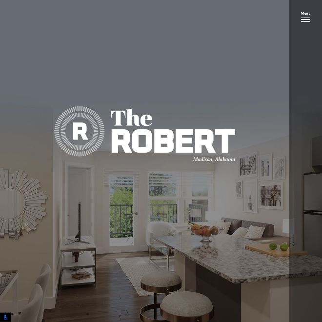 Website for The Robert Apartments